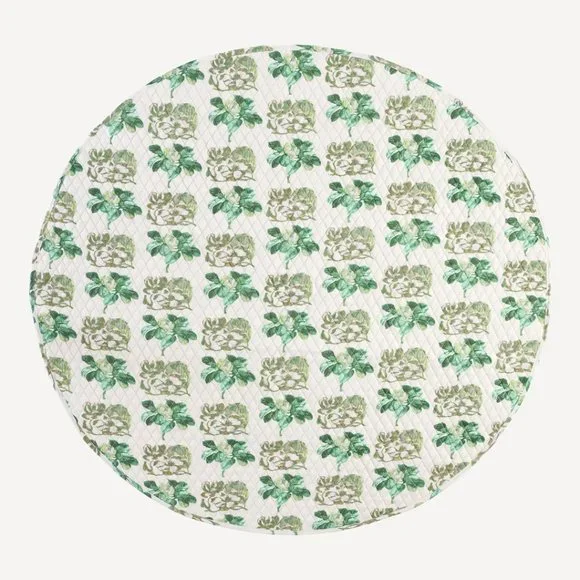 NWT Kate Quinn Magnolia Quilted Play Mat Floral - Picture 3 of 3